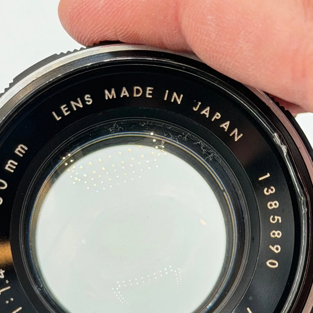 Auto Miranda 50mm f1.4 Vintage Prime Lens Japan for Miranda Mount Fungus Read